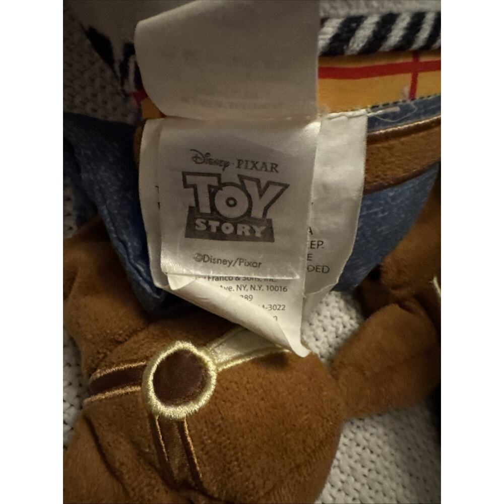 Disney Pixar Toy Story 4 Sheriff Woody Large 24" & Bullseye Horse Plush Lot - Picture 6 of 7